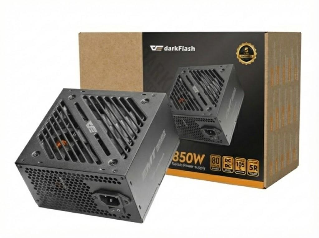 FUENTE DE PODER DARKFLASH EMT 850W BRONCE